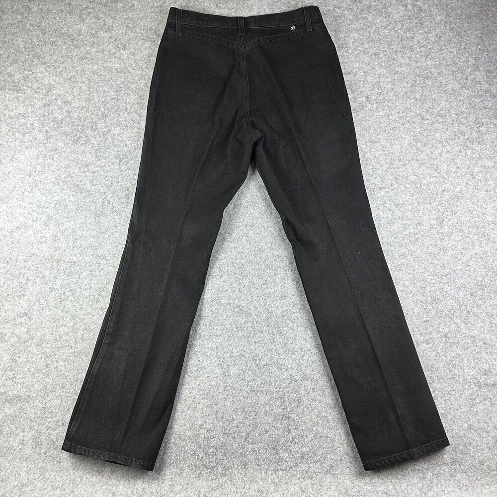 VTG Rockies Rocky Mountain Bareback Jeans Womens 12R Black Western Rodeo Ranch*